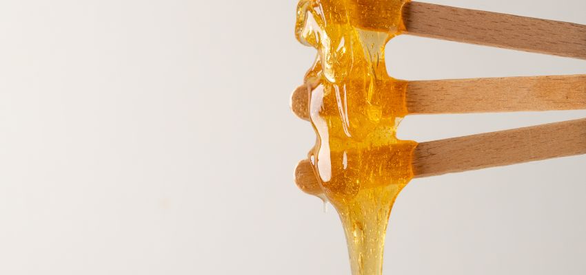 Sugar wax is made from sugar, lemon, and water, so it's gentle on your skin.