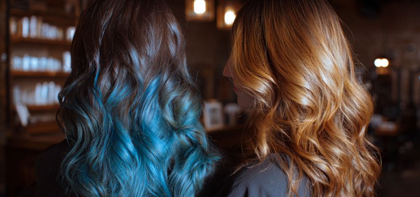 box color (3) Two women did their hair color using box color.