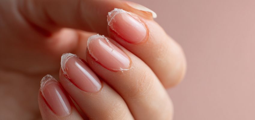 Is nail glue the same as super glue shown by damaged fingernails with peeling and lifted nail glue